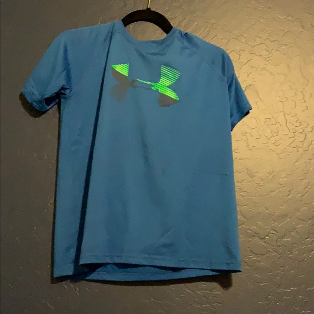 Blue under Armour athletic shirt